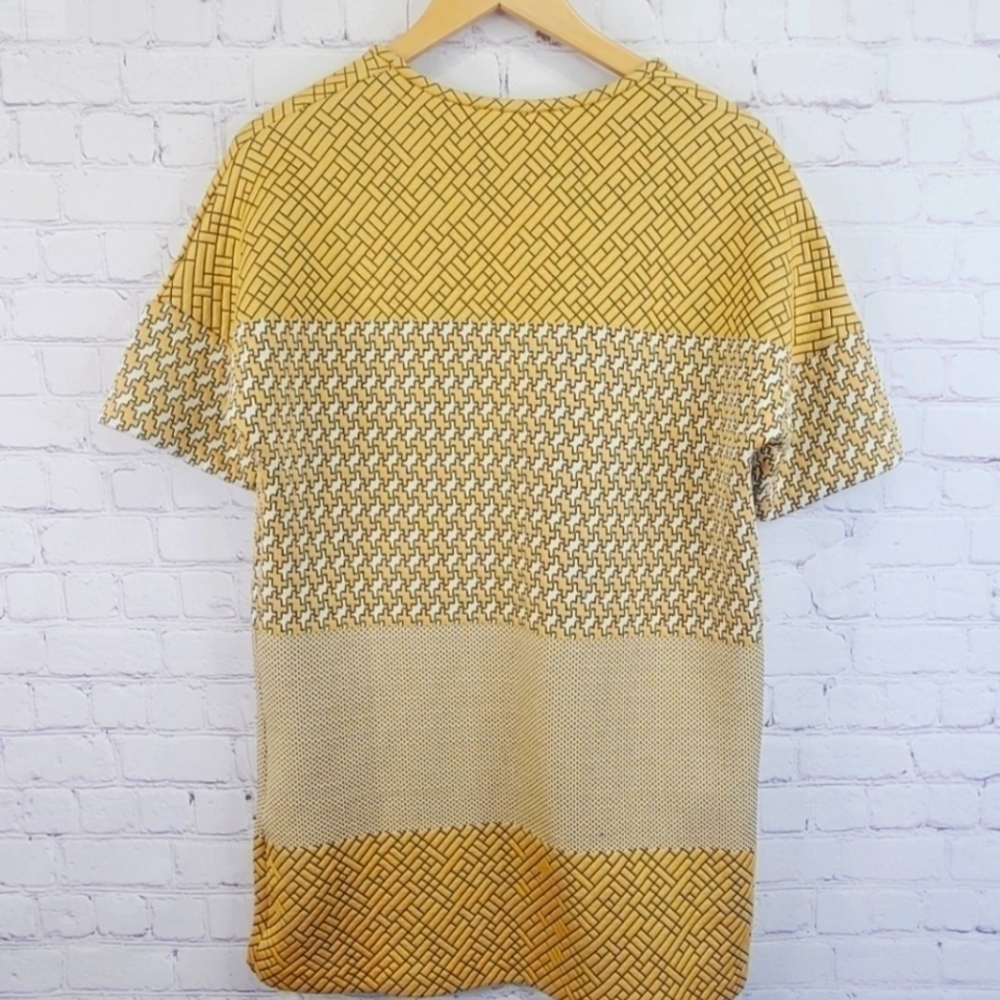 🟡 Zara🟡 NWOT 🍁 Geometric Patterned Tunic🖖 Sz S - Picture 9 of 10